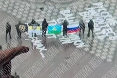 Опубликовано фото российских военных в центре Суджи