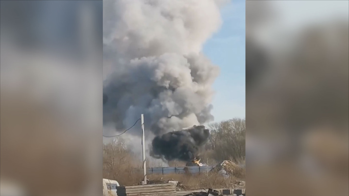 В Ульяновской области локализовано горение 4 тонн технического магния - Новости на Вести.ru