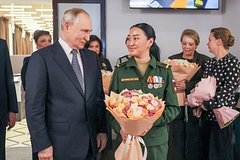 Путин попросил медика Монгуш не возвращаться на СВО